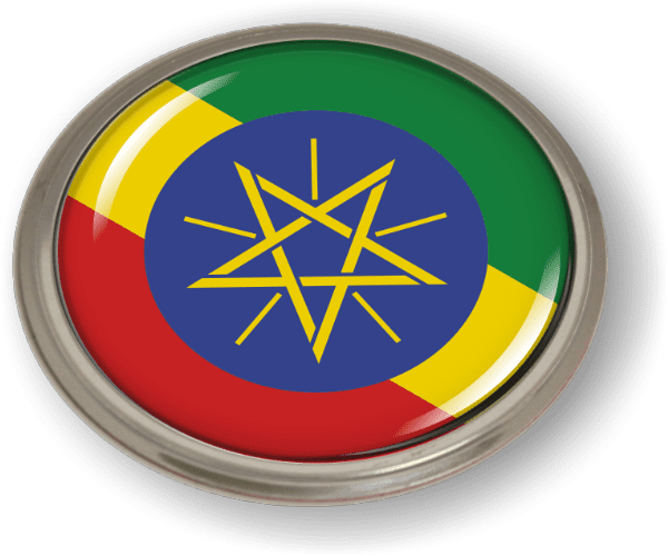 Ethiopia - Flag - Country Emblem